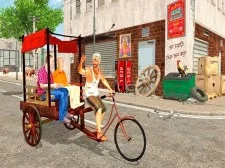 City Public Cycle Rickshaw Οδηγός προσομοιωτής